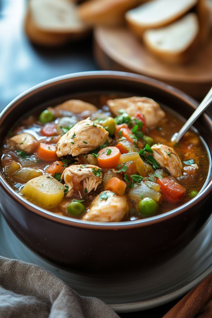 Slow-Cooker Chicken and Vegetable Stew