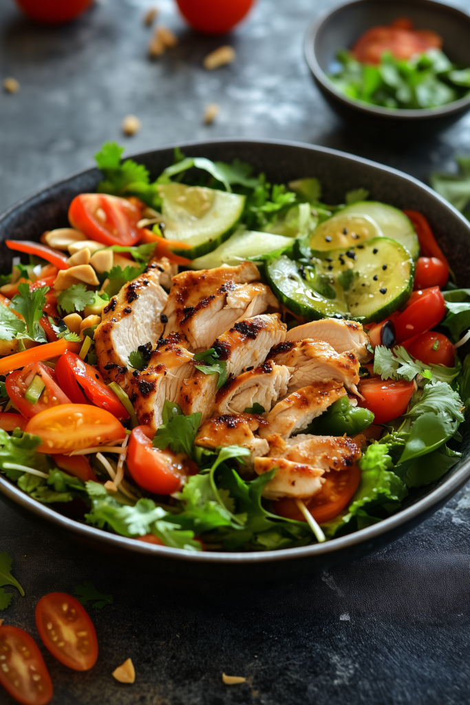 Vietnamese-Inspired Chicken Banh Mi Salad