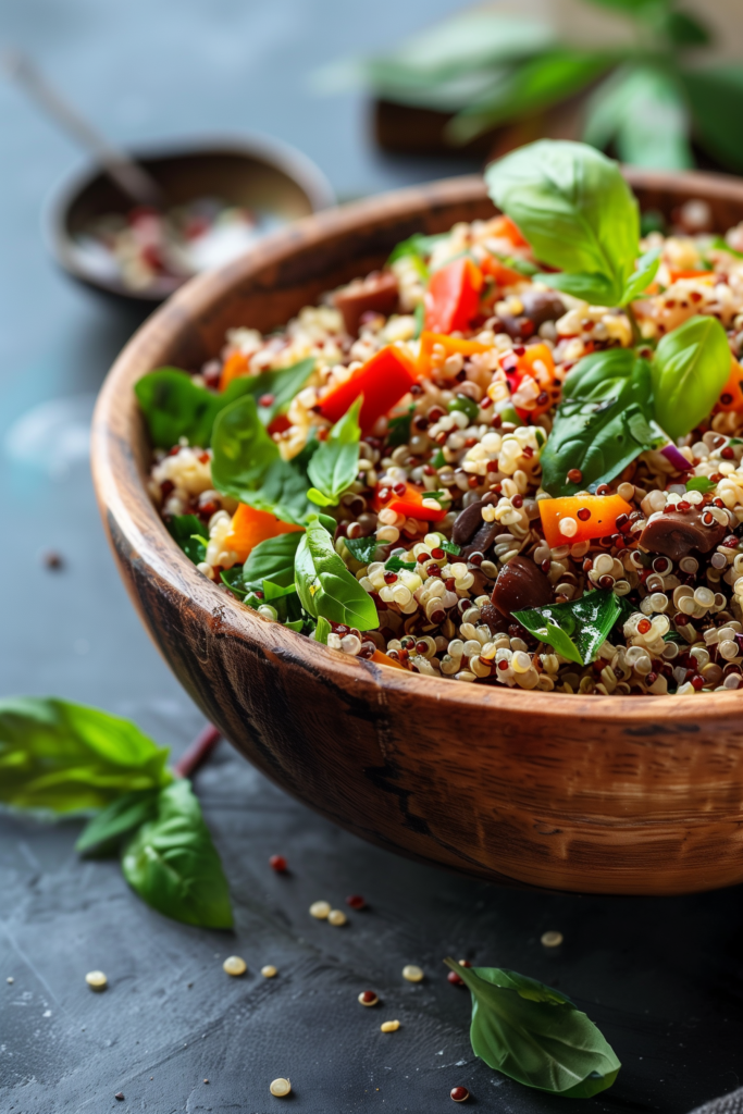 Quinoa Salad with Mediterranean Flavors