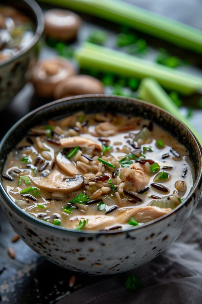 Crockpot Chicken and Wild Rice Soup