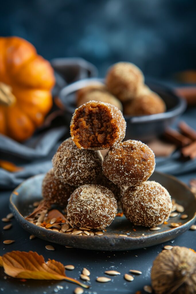 Spiced Pumpkin Energy Balls