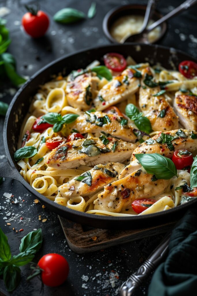 Creamy Tuscan Chicken Pasta