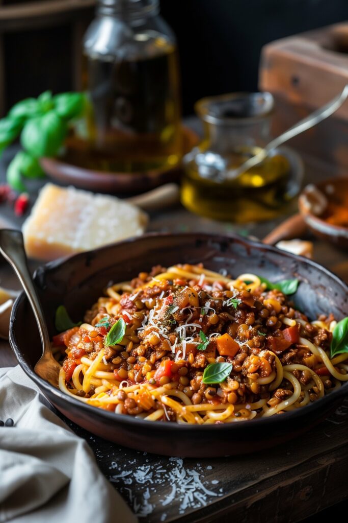 One-Pot Lentil Bolognese