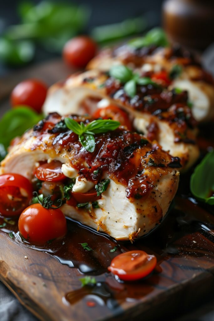 Caprese Stuffed Chicken Breast