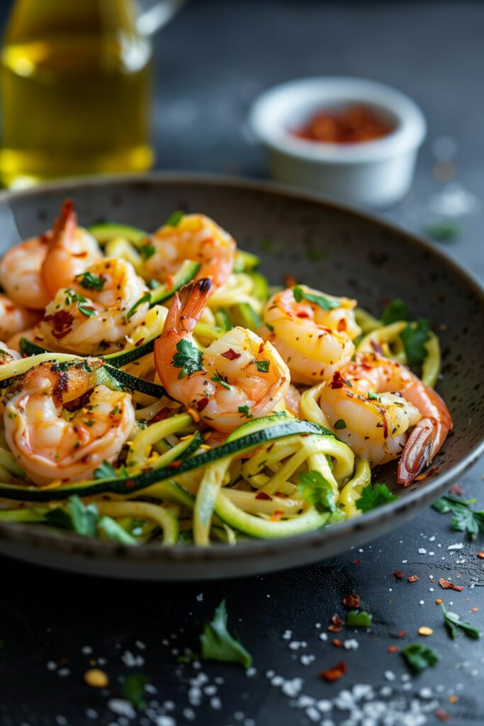 Shrimp Scampi with Zucchini Noodles