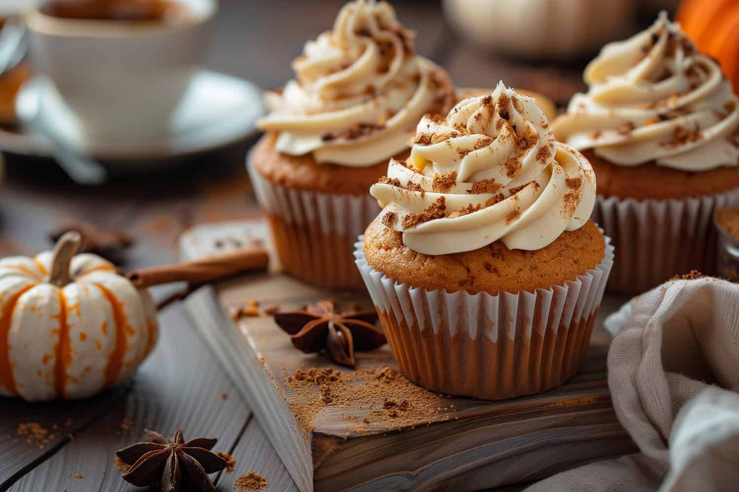 Pumpkin Spice Latte Cupcakes