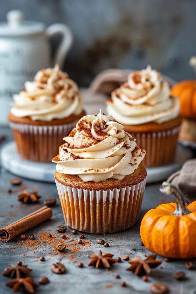 Pumpkin Spice Latte Cupcakes