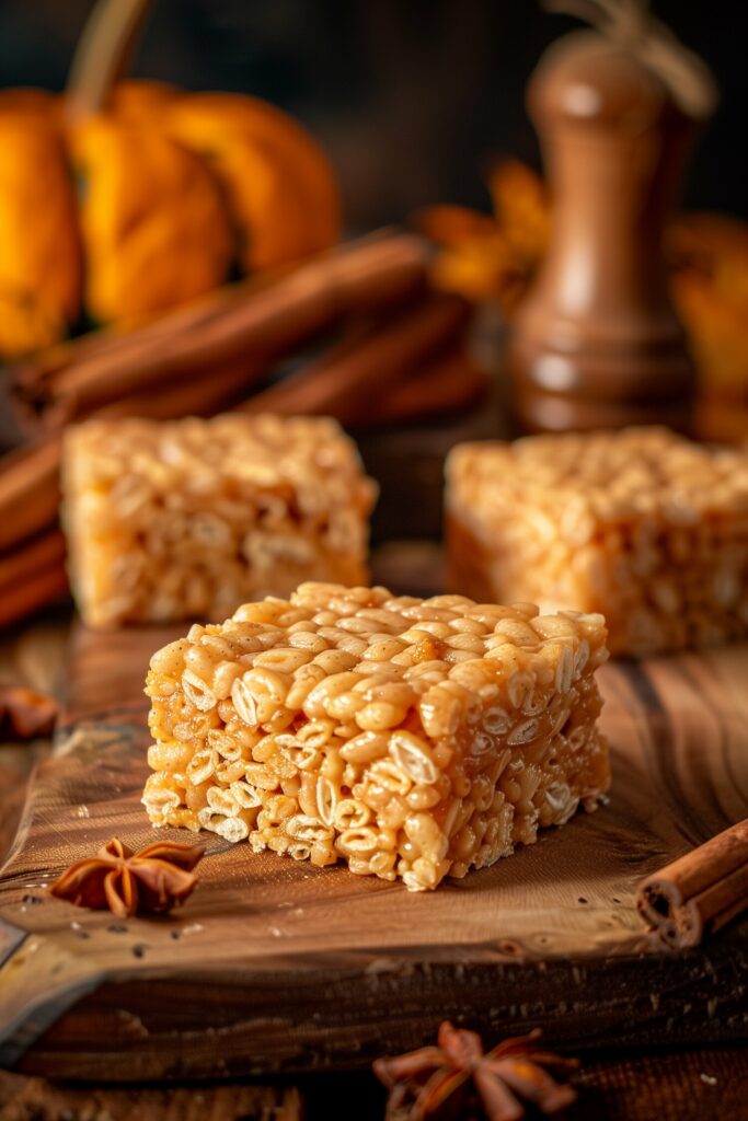 Pumpkin Spice Rice Krispie Treats