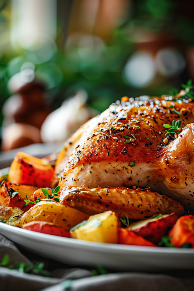 Balsamic Roasted Chicken and Vegetables