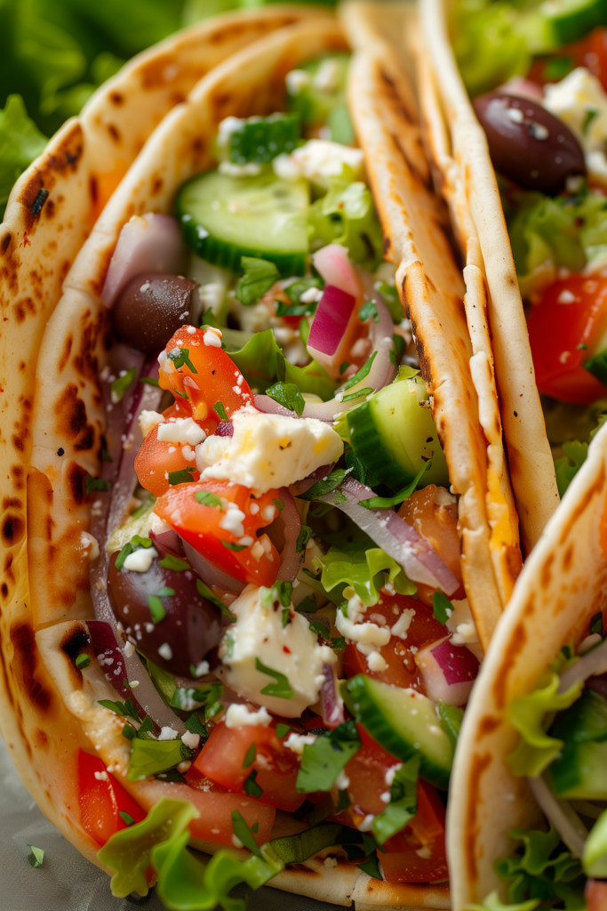 Greek Salad Wraps