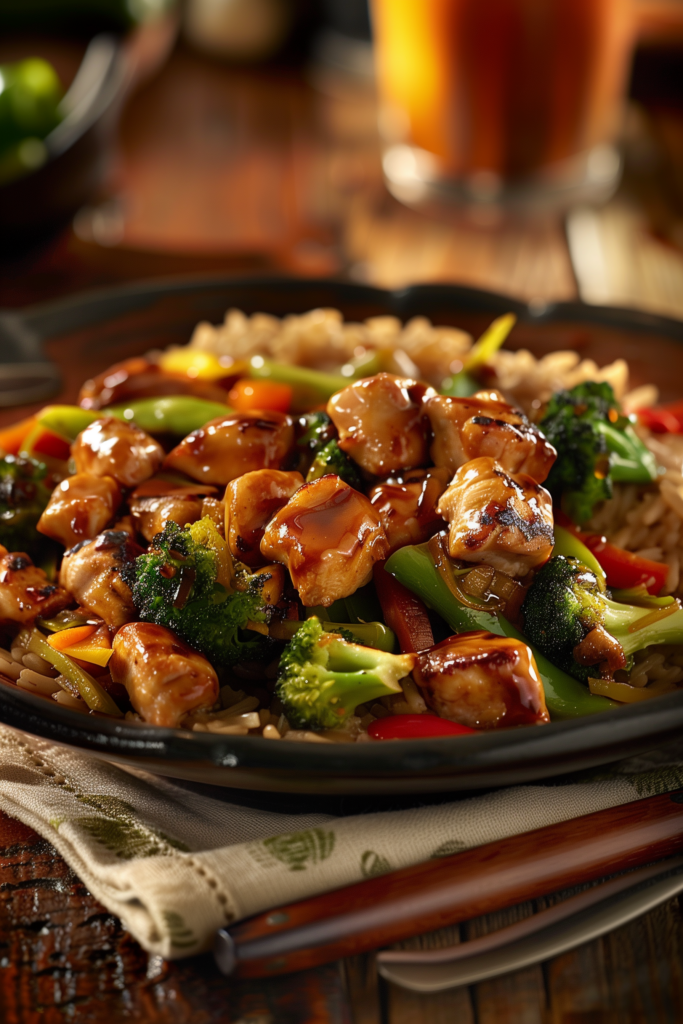 Chicken Stir-Fry with Brown Rice