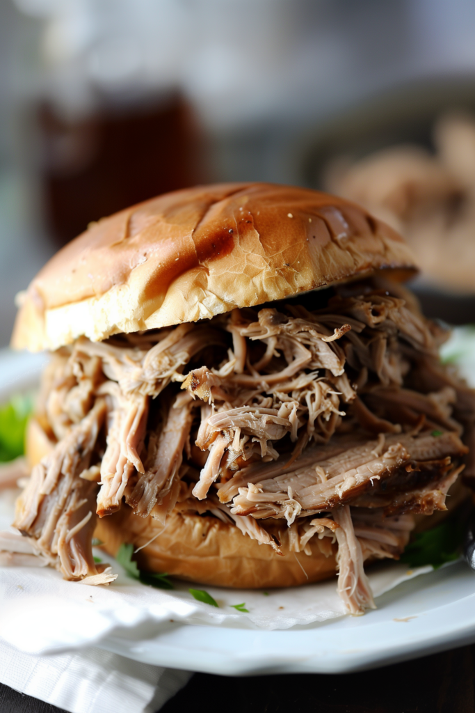 Slow Cooker Pulled Pork Sandwiches