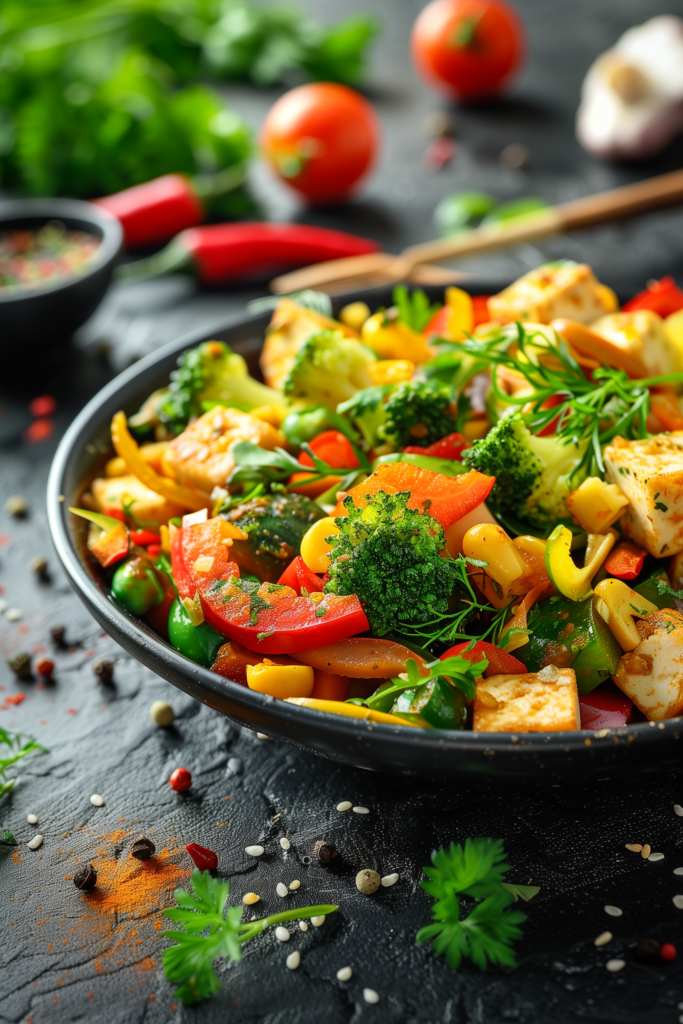 Tofu Scramble with Vegetables