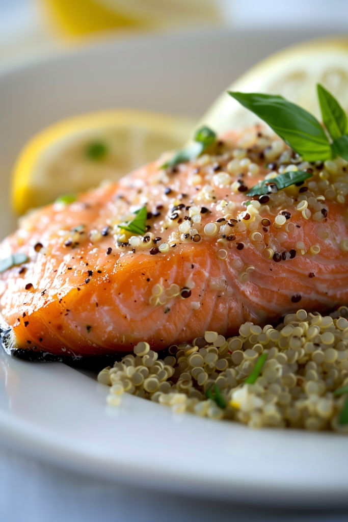 Lemon Herb Salmon with Quinoa