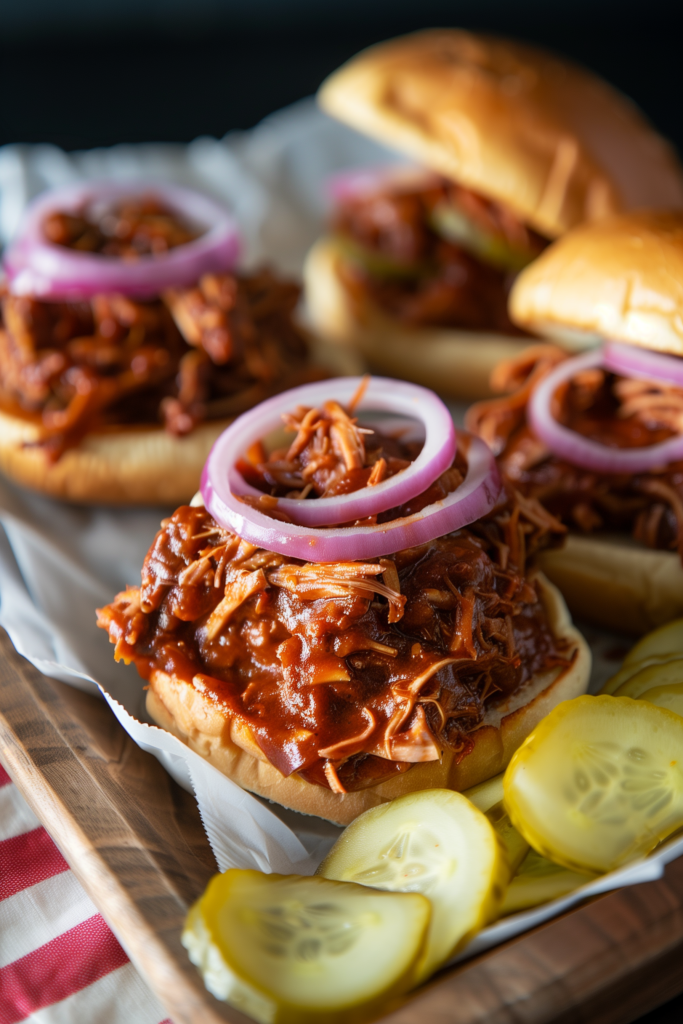 Slow Cooker Pulled Pork Sandwiches