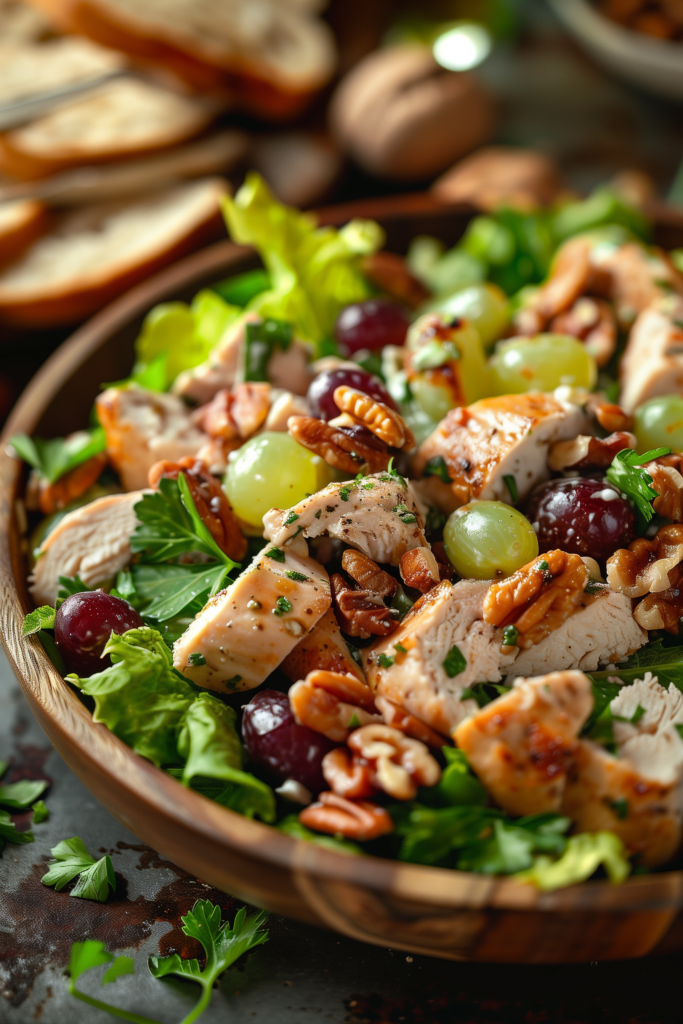 Chicken Salad with Grapes and Walnuts