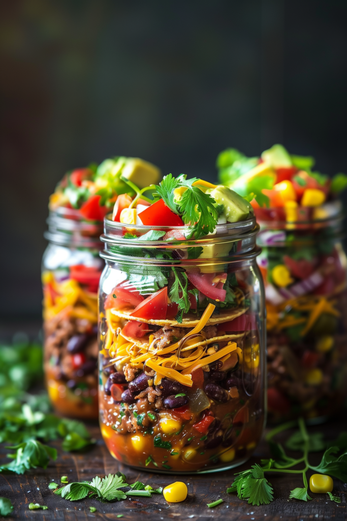 Taco Salad Jars