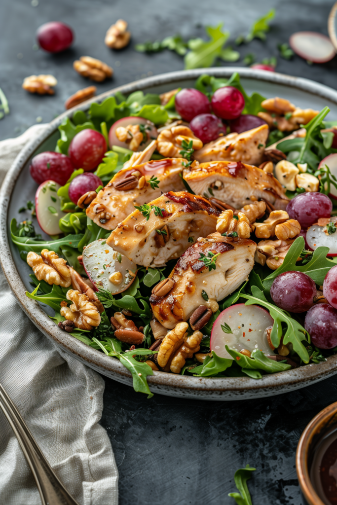 Chicken Salad with Grapes and Walnuts