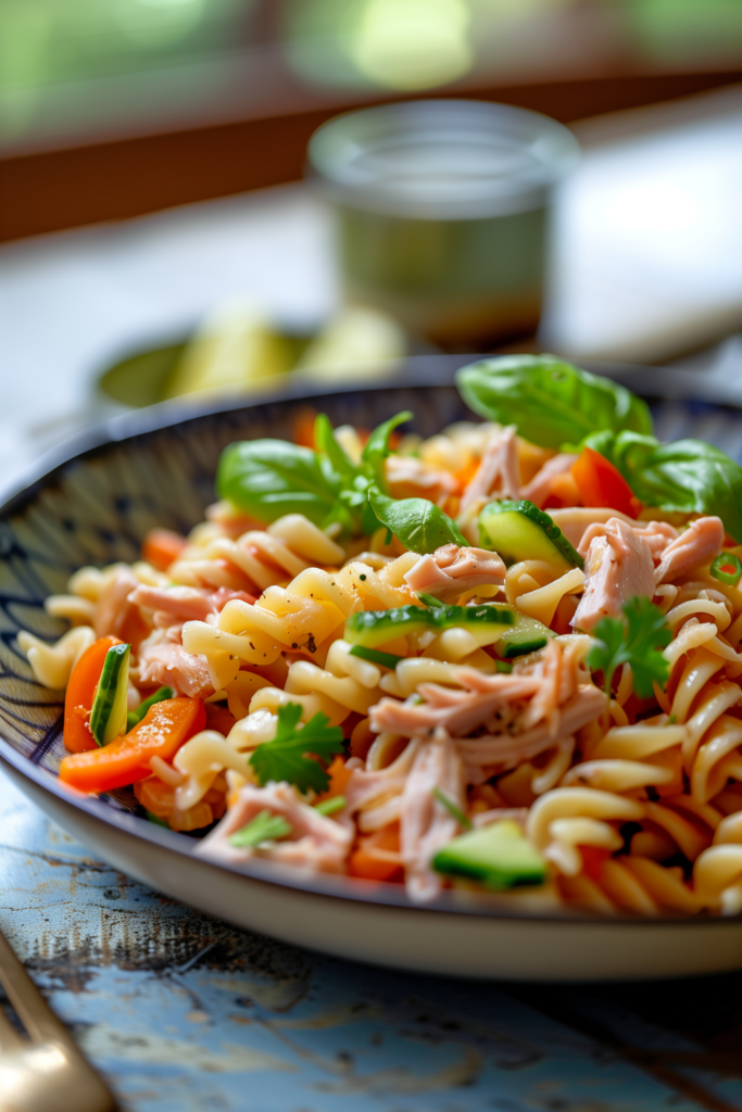 Pasta Salad with Tuna and Veggies