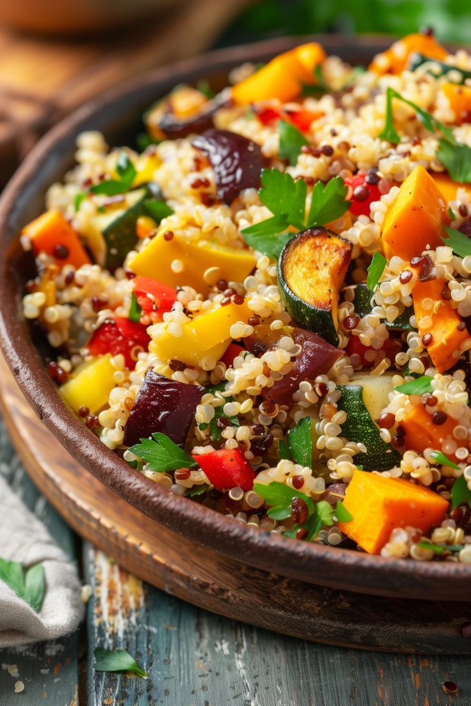 Quinoa Salad with Roasted Vegetables
