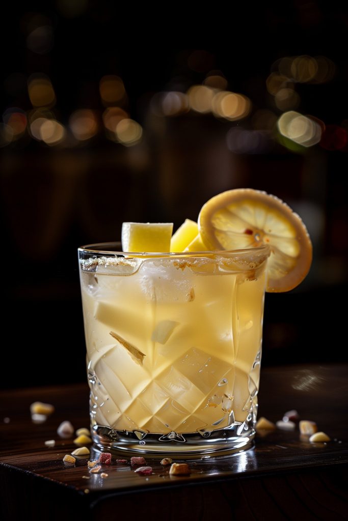 Lemon Juice + Chopped Ginger