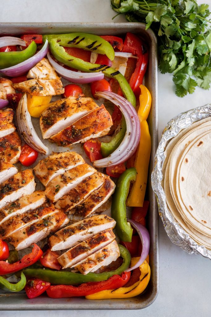 Sheet Pan Chicken Fajitas