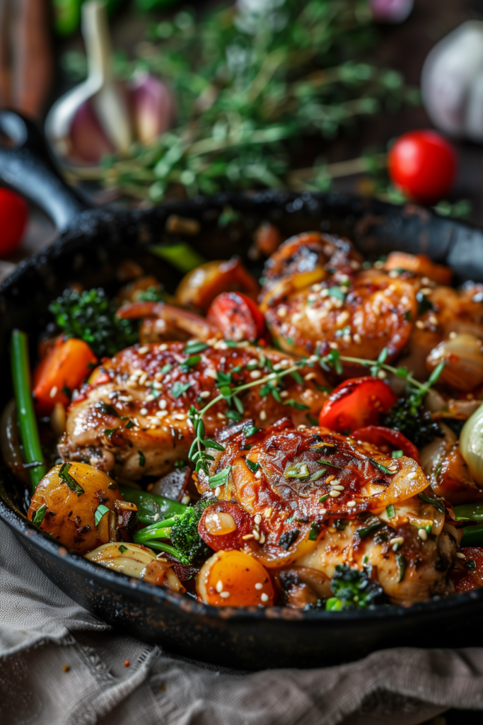 Garlic Chicken Stir Fry