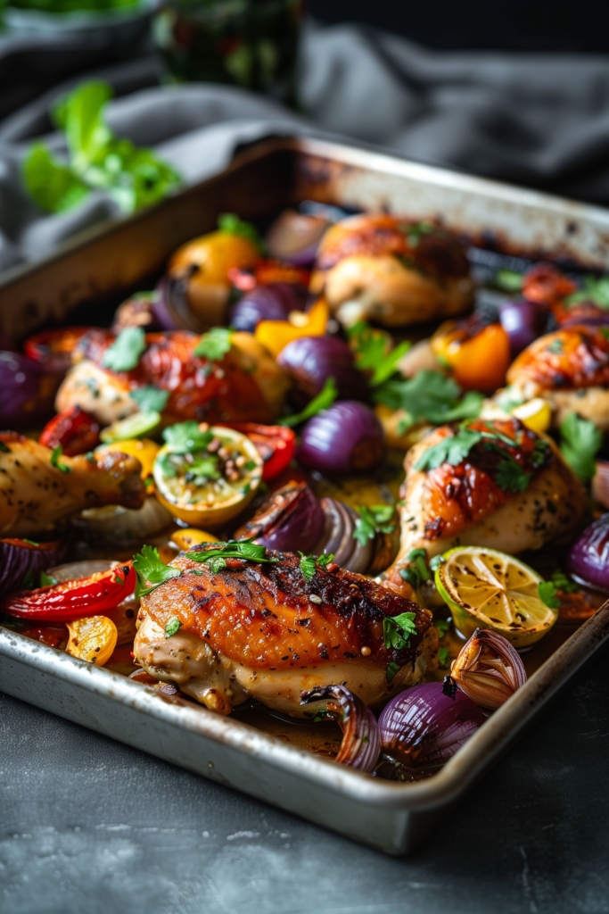 Sheet Pan Roasted Cilantro Lime Chicken