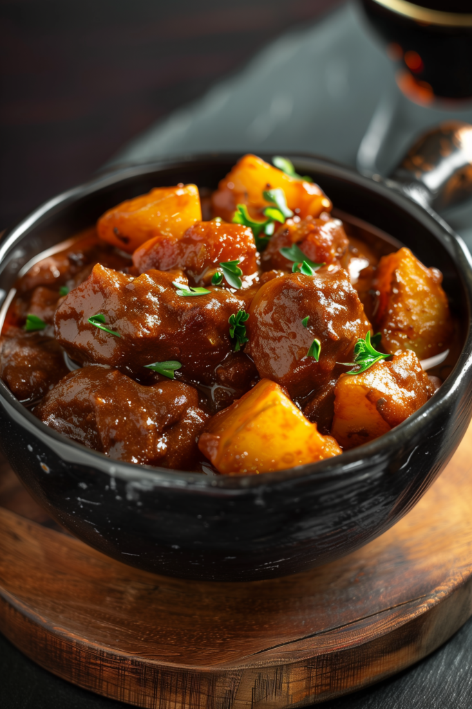 Saucy Hungarian Red Potato Goulash, Like A Warm Blanky For The Soul