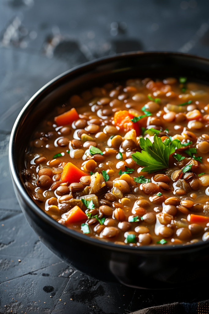 Spiced Lentil Vegan Soup