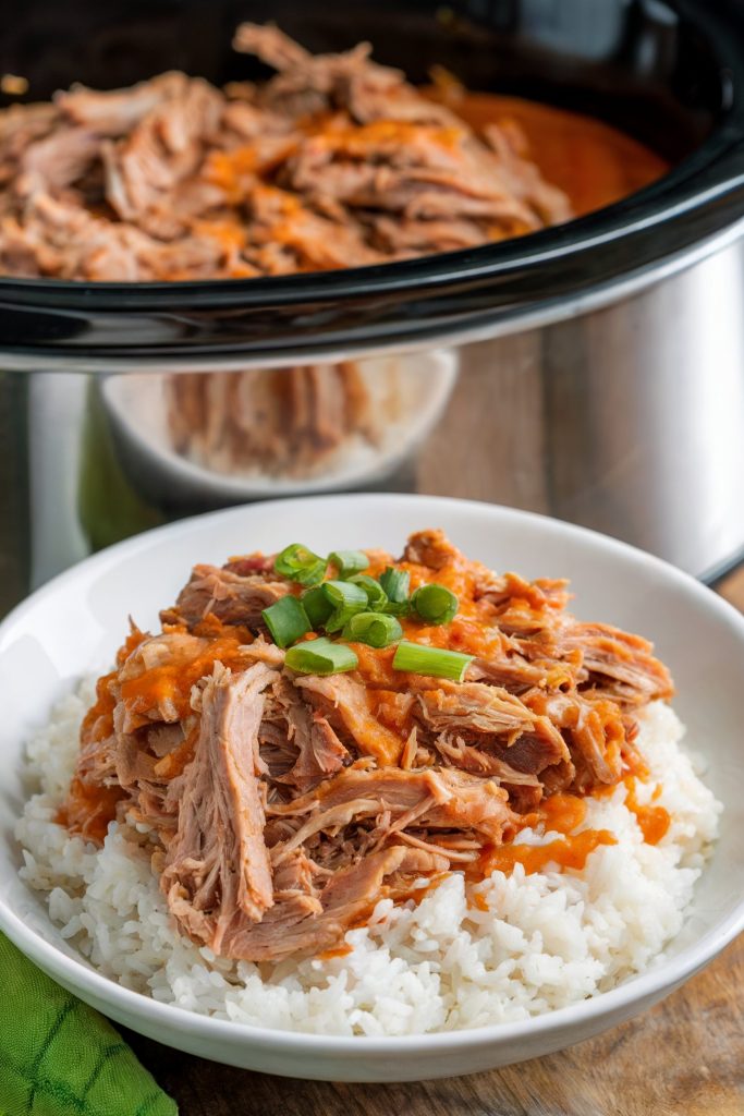 Slow Cooker Carnitas and Rice