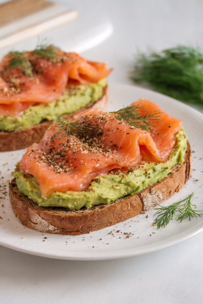 Avocado Toast with Smoked Salmon and Everything Bagel Seasoning