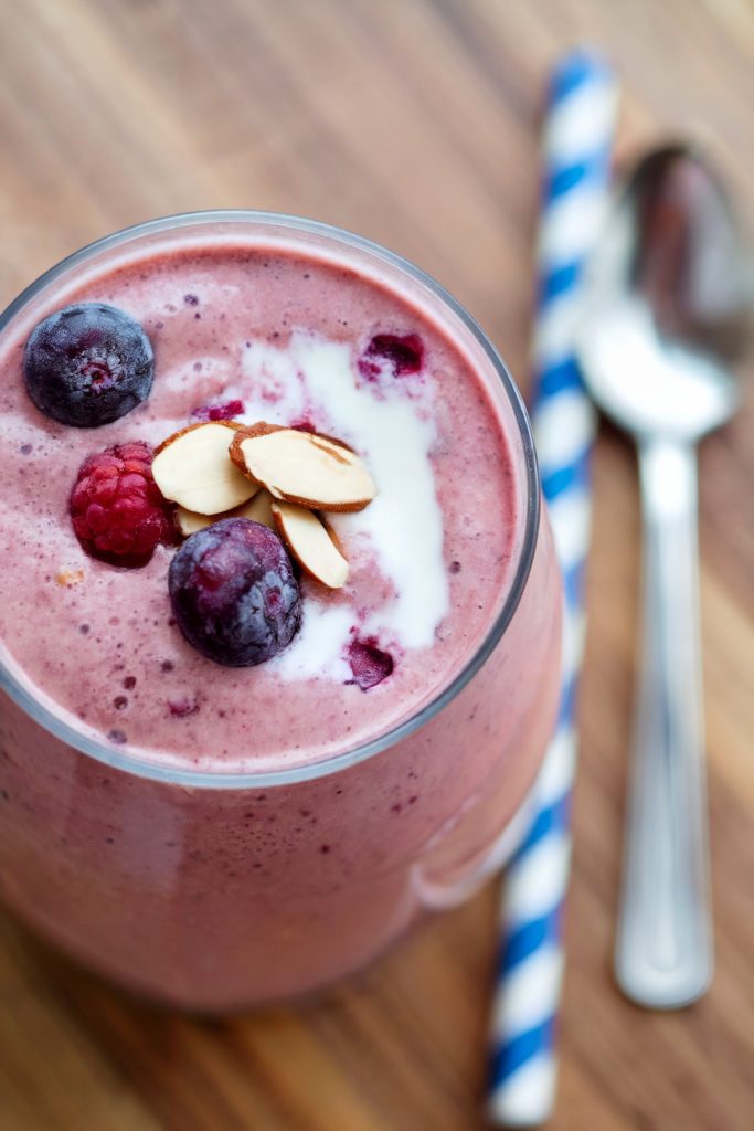 Berry and Almond Butter Smoothie