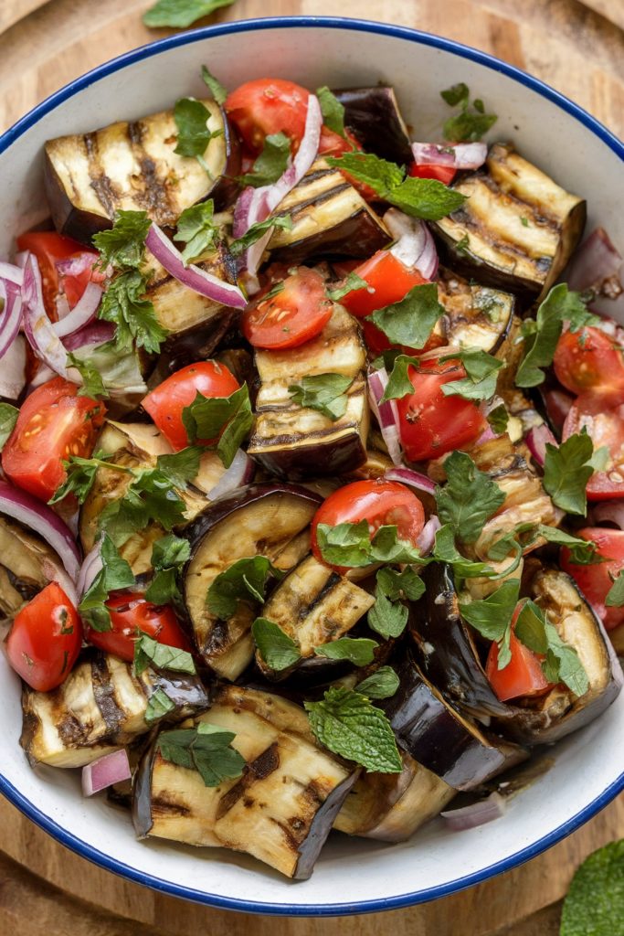 Mediterranean Eggplant Salad