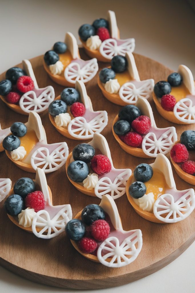 Baby Carriage Fruit Tarts