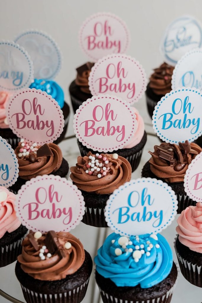 "Oh Baby" Chocolate Cupcakes