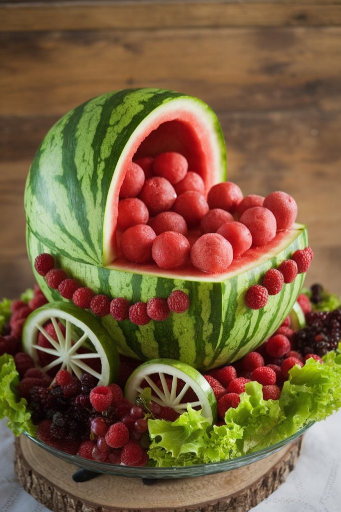Watermelon Baby Carriage
