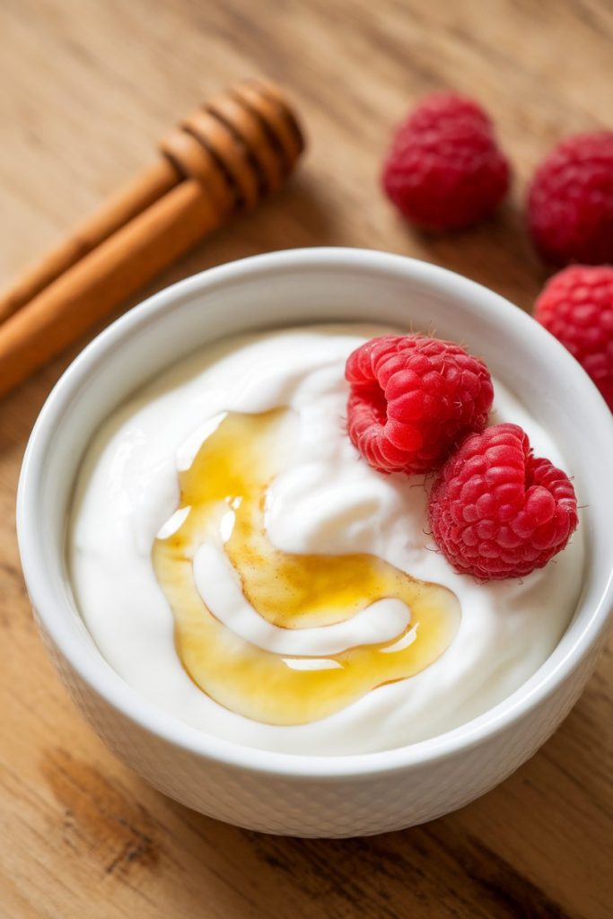 Plain Yogurt with Honey