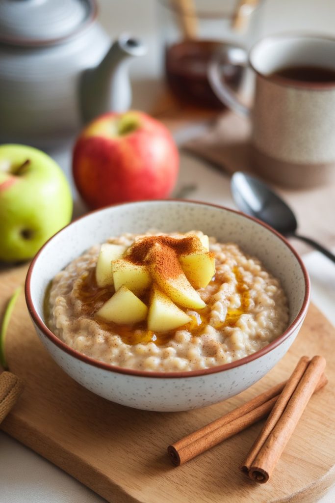 Apple and Cinnamon Oatmeal