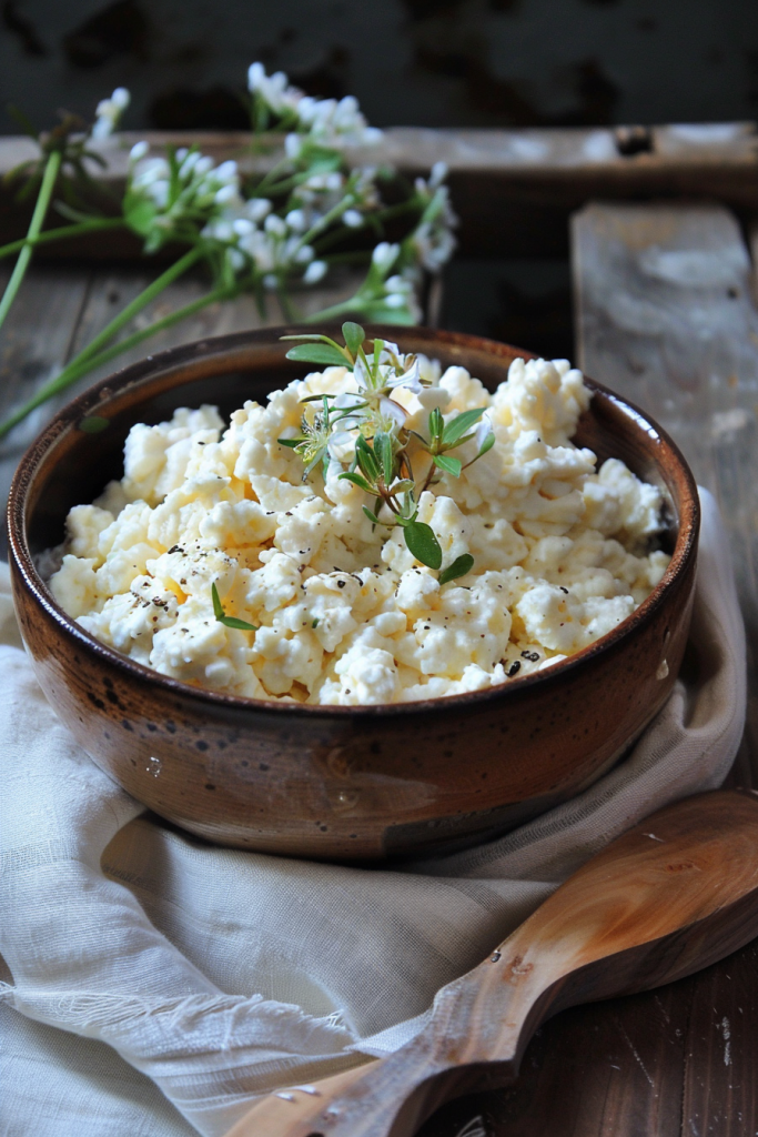 Scrambled Eggs with Cottage Cheese