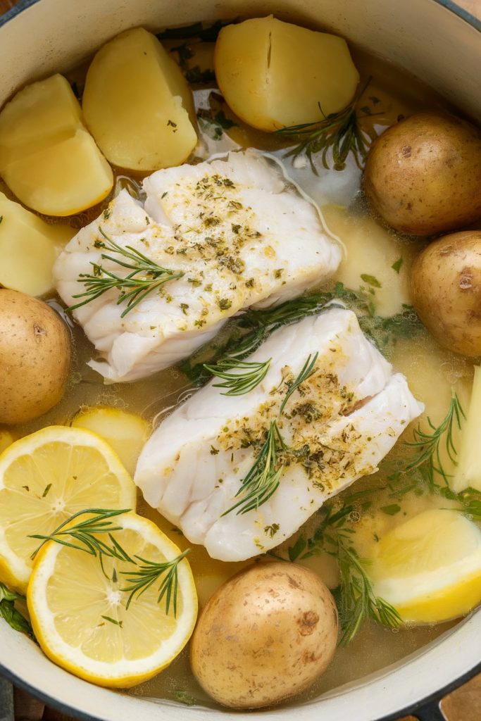 One-Pot Lemon Herb Cod and Potatoes