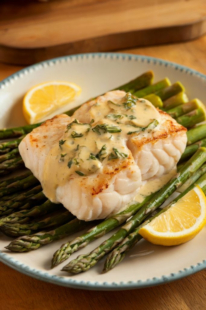 Lemon Dijon Baked Cod