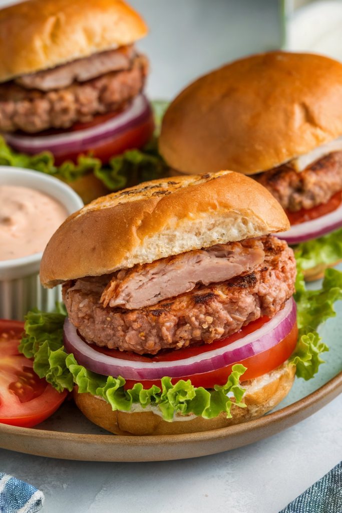Air Fryer Turkey Burgers