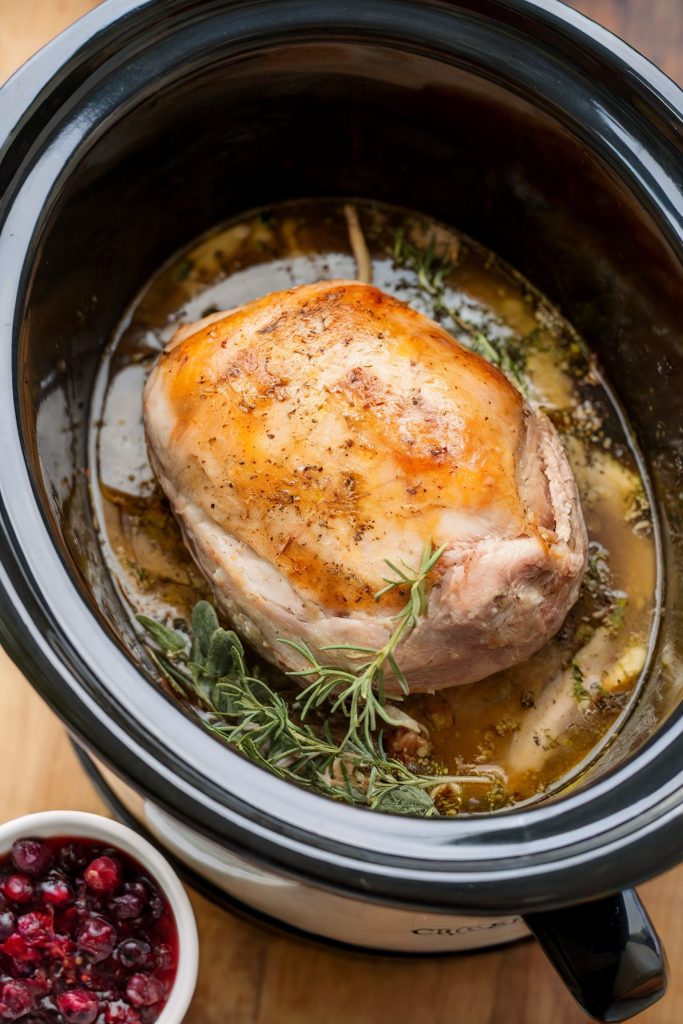 Crockpot Turkey Breast With Cranberry Sauce