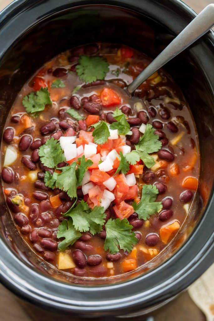 Crockpot Vegan Black Bean Soup