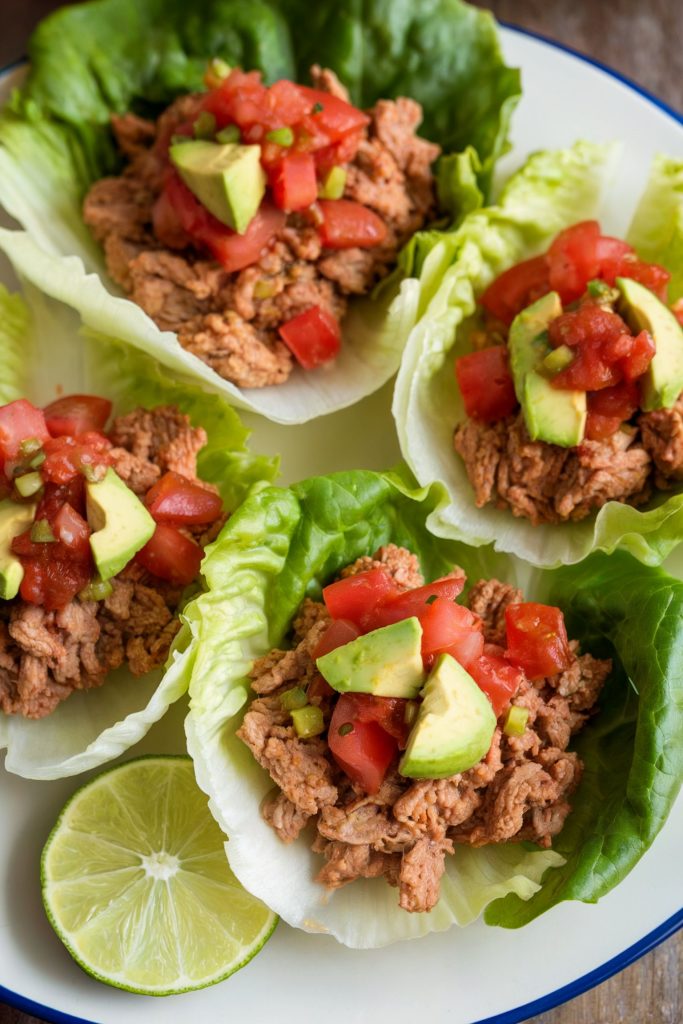 Turkey Taco Lettuce Wraps