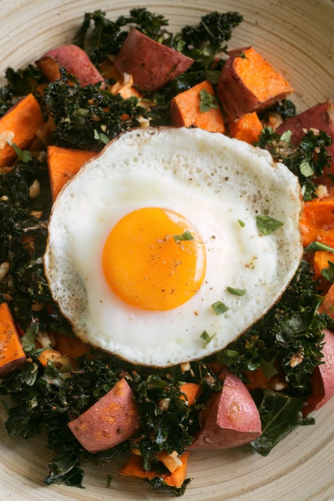 Sweet Potato and Kale Hash