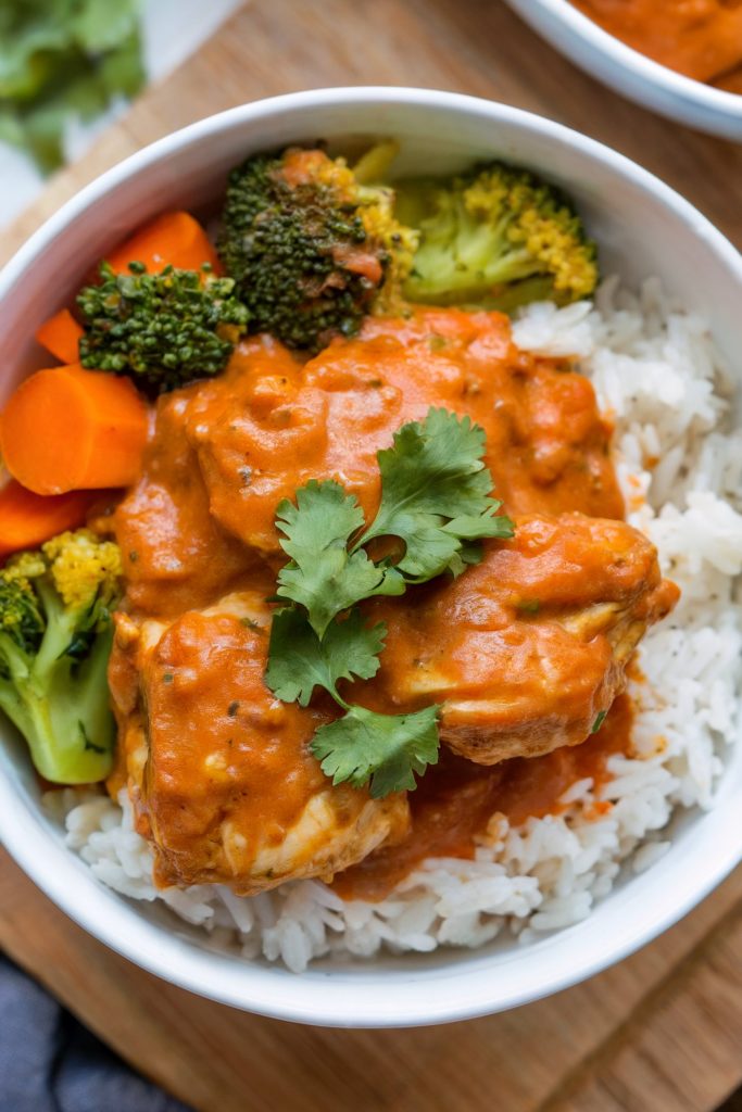 Chicken Tikka Masala Meal Prep Bowls