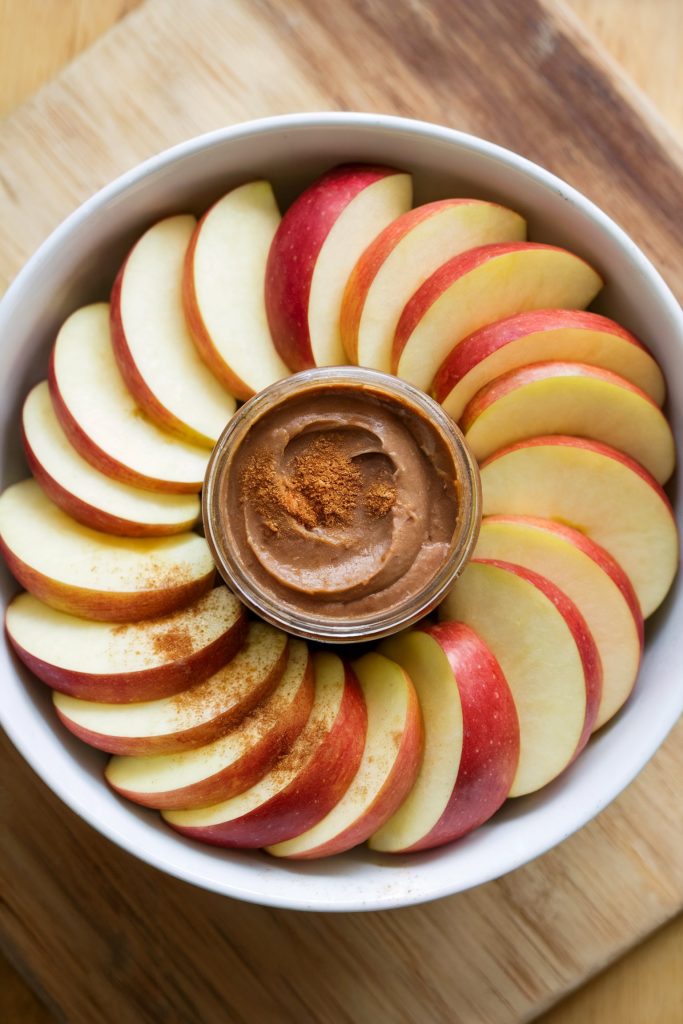 Apple Slices With Almond Butter