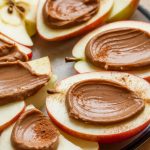 Apple with peanut butter